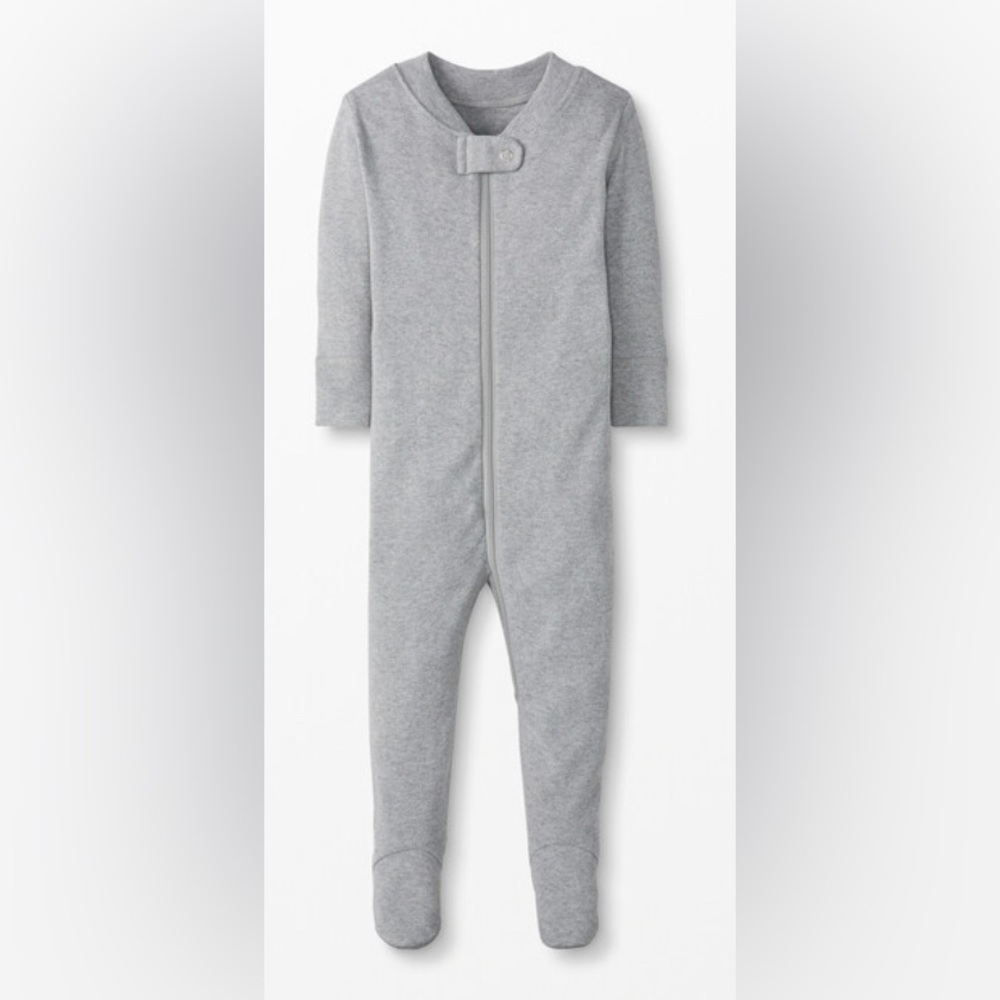 Hanna Anderson Zip Footed Pjs 18-24 Months